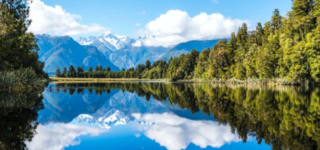 lake mountain view